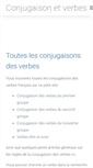 Mobile Screenshot of conjugaison-et-verbes.com